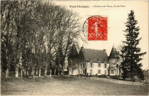 CPA Yvré-l'Evéque - Chateau de Vaux, vu du Parc (112512)