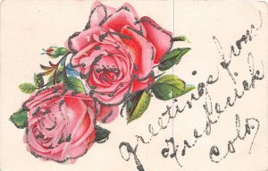 H72/ Frederick Colorado Postcard c1910 Glitter Greetings from Frederick  128