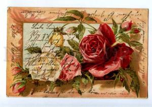 240705 Great ROSES Flowers UnSign KLEIN Vintage POST 1903 year