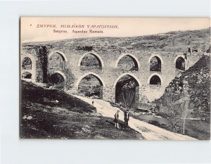 Postcard Aqueduc Romain Izmir Turkey