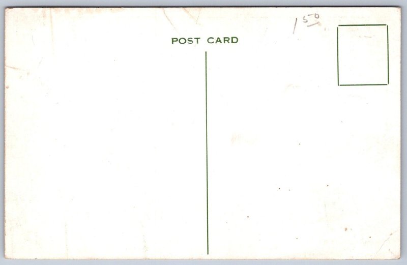 K36/ Charlottesville Virginia Postcard c1940s Texaco Gas Station Green Top 151