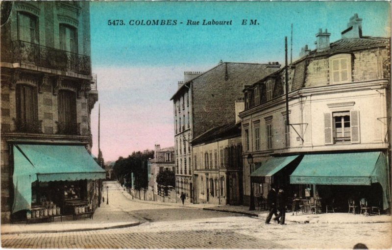 CPA AK COLOMBES - Rue Labouret (987032)