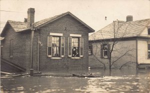 LP71 Dayton Ohio 1913 Flood  RP Postcard 