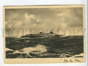 464248 Germany Ocean liner Europe Vintage photo postcard