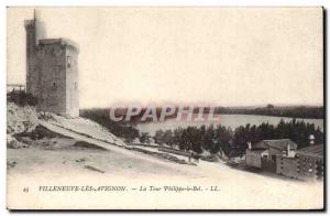 Old Postcard Villeneuve Avignon La Tour Philippe le Bel