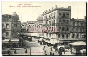 Toulouse Old Postcard Carrefour Bayard Boulevard de Strasbourg