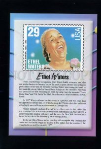 208007 USA Legends of American Music Ethel Waters postcard