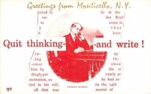 Greetings from Monticello, New York Postcard
