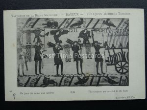 Bayeux Tapestry WEAPONS ARRIVE TO THE BOATS Old French Postcard ND Phot 141