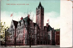 USA Post Office Milwaukee Wisconsin Vintage Postcard 09.36