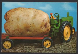 PEI Exaggeration How We Grow'Em Toy Tractor Wagon Potato ~ Cont'l