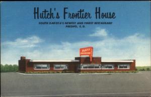 Presho SD Hutch's Frontier House Roadside Linen Postcard