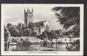 Worcestershire Postcard - Worcester Cathedral From River Severn     T6229