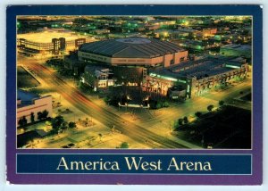 PHOENIX, Arizona AZ ~ Suns Purple Palace AMERICA WEST ARENA 1994- 4x6 Postcard