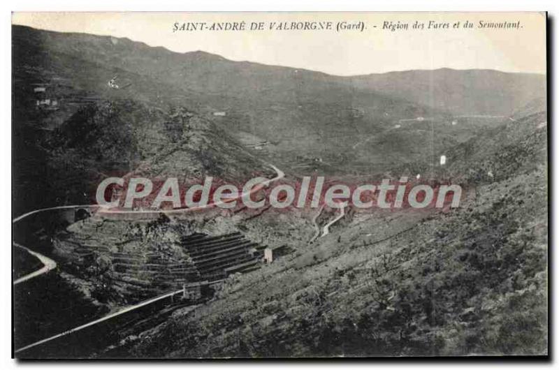 Postcard Old Saint Andre De Valborgne Region Of Fares And The Semoutant