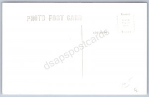 K26/ Pontiac Missouri RPPC Postcard c1950s Guy Johnson Store Pos Office 198