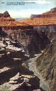 The Granite Gorge - Grand Canyon National Park, Arizona AZ  