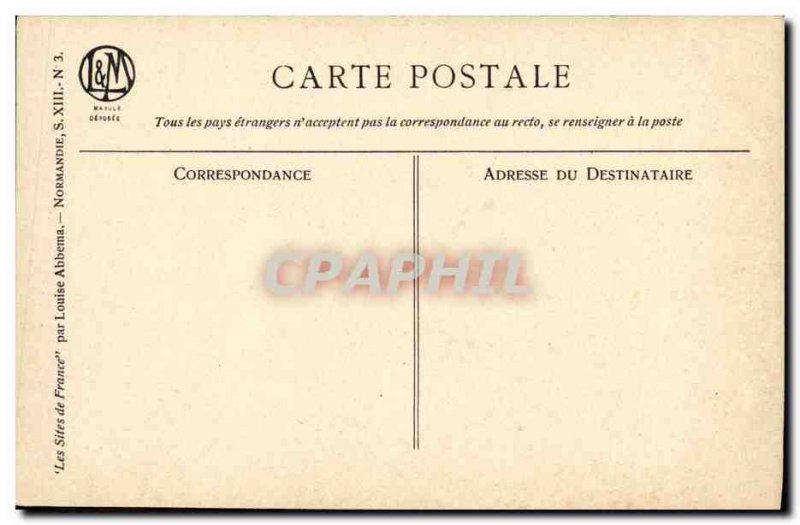 Old Postcard Fecamp Basin Berigny Boat Sailboat