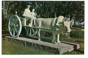 End of Trail, Oxen and Cart Sculpture, Museum Grounds, St. Augustine, Florida