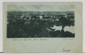 Germany Gruss aus Buckow Märkischen Schweiz Eastside View c1899 Postcard L1