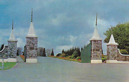 Canada Entrance Forest Lawn Memorial Park Vancouver British Columbia