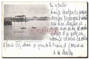 Postcard Old St Malo Le Pont Roulant Maree Haute
