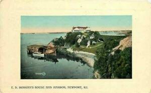 RI, Newport, Rhode Island, E.D. Morgan's House and Harbor, Valentine & Sons'