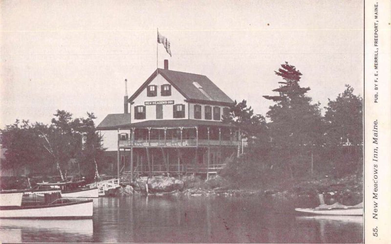 Freeport Maine New Meadows Inn Vintage Postcard AA25231