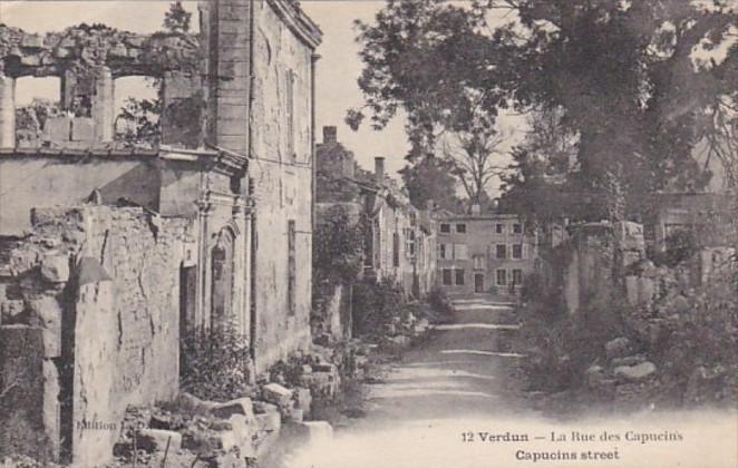 France Verdun La Rue des Capucins