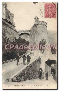 Old Postcard Monte Carlo of the Montee Plais