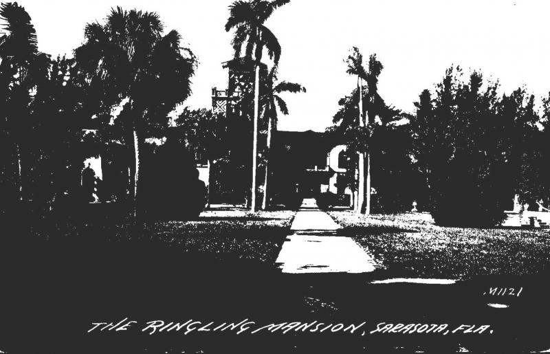 Florida Sarasota The Ringling Mansion Real Photo