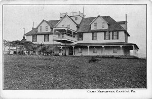 Camp Nepahwin, Canton, Pennsylvania, Early Postcard, Used