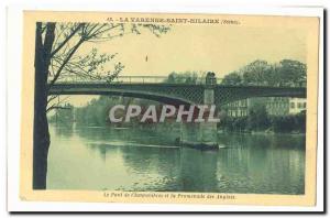 La Varenne Saint Hilaire Postcard Old Bridge Chennevieres and the Promenade d...