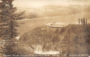 Crown Point real photo - Columbia Highway, Oregon OR  
