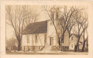 J62/ Grand Junction Iowa RPPC Postcard c1910 Presbyterian Church 97