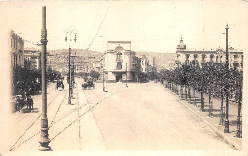 Lot352 town landscape  valparaiso chile real photo