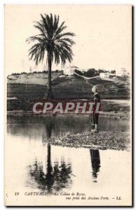 Old Postcard Tunisia Carthage The Coline From Byrsa Pictures Taking Des Ancie...