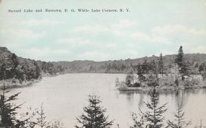 Second Lake and Narrows, White Lake Corners - Adirondacks, New York - DB