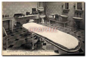 Old Postcard Hospital of & # 39Ecosse A large room d & # 39operation Salle Pa...