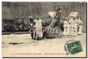 Old Postcard Carnival Corso Aix en Provence Miss E Taleze