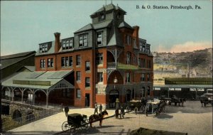 Pittsburgh Pennsylvania PA Train Station Depot 1900s-10s Postcard