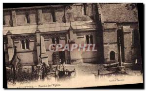 Veulettes les Bains - Entrance of the Church - Old Postcard