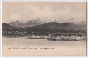 Water-Front & Olympic Mts, Port Angeles WA