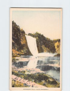 Postcard Montmorency Falls, Quebec City, Canada