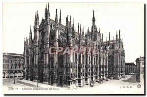 Old Postcard Milano Il Duomo