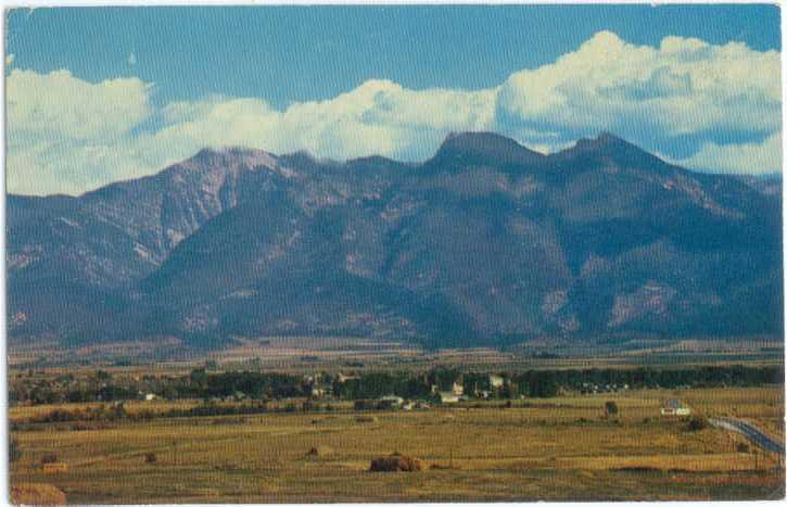 Northern Pacific Railway View of St. Ignatius Montana MT