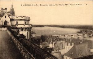CPA AMBOISE - Terrasse du Chateau Tour Charles VIII-Vue sur. (298722)