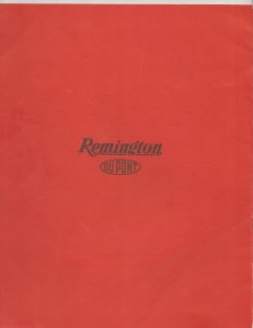 1952 Remington Guns Catalog, Illustrated