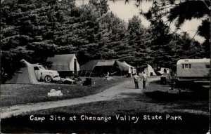 Camping Camp Site Chenango Valley State Park Broome County - Fenton? RPPC