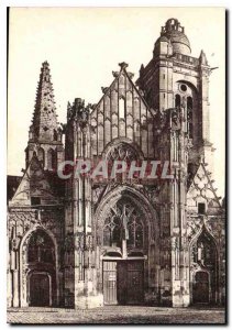 Old Postcard Senlis Oise St Peter's Church